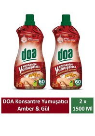 Resim Doa Konsantre Çamaşır Yumuşatıcı Amber Ve Gül 1500 Ml X 2 Adet 2'li Set 