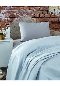Resim Komfort Home Tek Kişilik Ranforce %100 Pamuk Pike / Açık Gri 