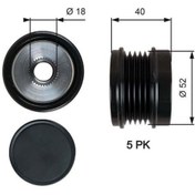 Resim GATES ALTERNATOR KASNAGI MERCEDES W176 W246 C117 X156 