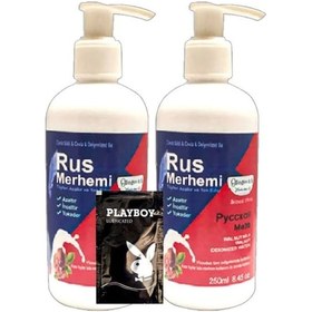 Resim Playboy Tüy Dökücü Krem2 Adet X 250 Ml Ceviz Sütlü & Cevizli Rus Merhemi + Yanında Jel 