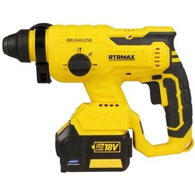 Resim Rtrmax RTX2095 Şarjlı Sds Plus Kırıcı ve Delici Kömürsüz 2.2Jul 22mm 2x4 Ah Çift Akü X-Lion 