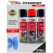 Resim Ottomax Oto Temizlik Seti Lastik Parlatıcı Motor Temizleyici Deta 