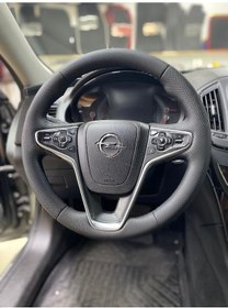 Resim Opel Insignia 2014 - 2018 Araca Özel Direksiyon Kılıfı Açıklamımı Siyah 