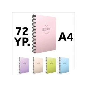 Resim Pastoral Spr.pp.kpk.a4 72yp. Kareli Defter 
