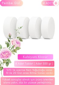 Resim Saban 4 Adet Gül Kokulu Nem Alıcı Tablet 500 gr | Küf Ve Rutubet Giderici | Ev Ve Ofis için 