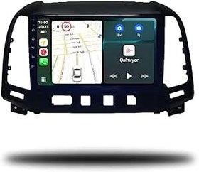 Resim MarTechno Android Multimedya 4GB RAM 64GB Hafıza Hyundai Santa FE 2007-2011 ile uyumlu 