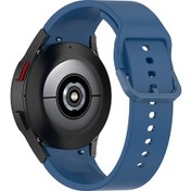 Resim Sones Samsung Galaxy Uyumlu Watch5 Pro 45mm Junsunmay Silikon Ayarlanabilir Askı + Tam Kapsama Pmma Ekran Koruyucu Kiti 