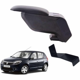 Resim 3 Tıkla Dacia Sandero 2009 Delmesiz Çelik Ayaklı Siyah Kolçak Kol Dayama 