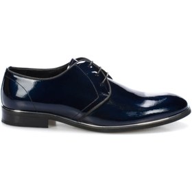 Resim İnci Hakiki Deri Lacivert Erkek Oxford Ayakkabı 120130009111 