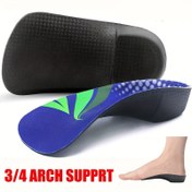 Resim FocusOnHome Yüksek Destek Tabanlık - 3/4 Uzunluk, EVA Malzeme, Köpüksüz, Elde Yıkanabilir - Ayakkabı ve Botlar İçin İdeal 