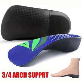 Resim FocusOnHome Yüksek Destek Tabanlık - 3/4 Uzunluk, EVA Malzeme, Köpüksüz, Elde Yıkanabilir - Ayakkabı ve Botlar İçin İdeal 