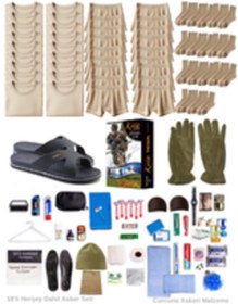 Resim Curcuna Askeri Malzeme 18 Li Kışlık Her Şey Dahil Asker Seti: Kışlık Asker Malzemeleri Haki - Bej 