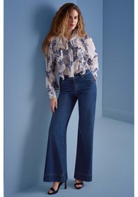 Resim Uzun Kollu Çok Renkli Şifon Gömlek Çok Renkli 