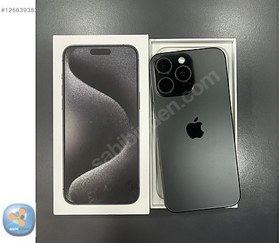 Resim Apple iPhone 15 Pro Max İkinci El TR | 512 GB | Siyah 
