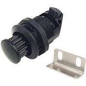 Resim Suntek Basma Düğmesi Mandal Kilidi Anahtarsız Aksesuar Siyah 