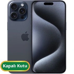 Resim Apple iPhone 15 Pro Max YD Sıfır Kapalı Kutu | 1 TB Mavi 