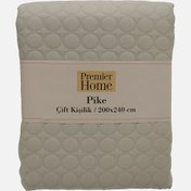 Resim Premier Home Jakar Retro Çift Kişilik Pike Bej 