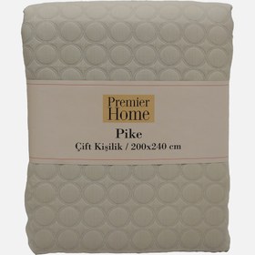 Resim Premier Home Jakar Retro Çift Kişilik Pike Bej 