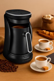 Resim AWOX Sparkling Kahve Makinesi Mat Krom 