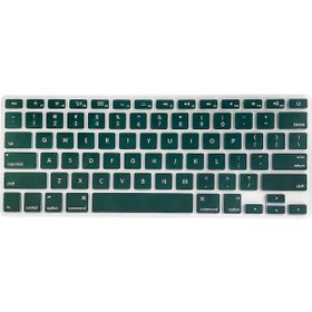 Resim Geeksen Macbook Air 13.3" A1466/a1369 İçin Su Geçirmez Tpu Klavye Koruyucu Film - Yeşil 