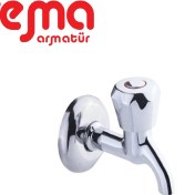 Resim Yıldız Sema Pirinç Kısa Musluk Yerli Ürün Contalı Sistem YIMS-706 