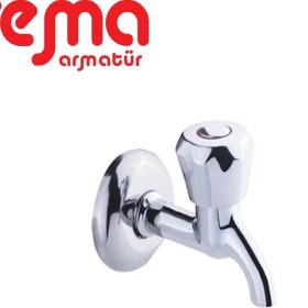 Resim Yıldız Sema Pirinç Kısa Musluk Yerli Ürün Contalı Sistem YIMS-706 