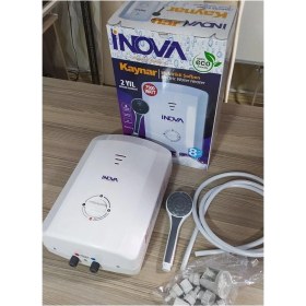 Resim İnova Elektrikli Banyo Şofbeni – 7,5 kW Güç, 4 lt/dk Isıtma Kapasitesi, Kompakt ve Sessiz Tasarım, Enerji Tasarruflu 