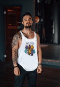 Resim Freeyez Gorilla Rap Gym Fitness Tank Top Sporcu Atleti 