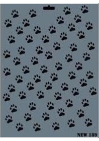 Resim Mey İthalat Rich New Seri N-189 Stencil 35x25 Cm 1 