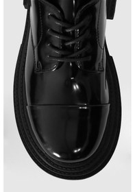 Resim Lufian Julıa Kadın Deri Ayakkabı Siyah Siyah 122230009100100 Siyah 