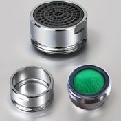 Resim 2/4 Adet Su Tasarruflu Musluk Nozulu - Mutfak ve Banyo Muslukları için Değiştirilebilir Dişli Havalandırma Başlığı, Ağ Filtreli, Dayanıklı Plastik, Kolay Kurulum (Yeşil/Siyah) 