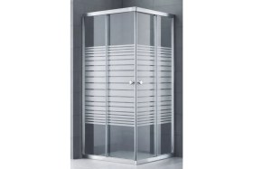 Resim Durul Duşakabin Kare Çizgili Cam 