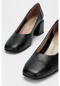 Resim Valmenti Kadın Siyah Anl Hakiki Deri Topuklu Ayakkabı 33 7513 Bn Ayk Sk23/24 Siyah 