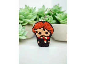 Resim Colore Harry Potter Karakterleri Çanta Süsü Anahtarlık/punch Anahtarlık El Işi 