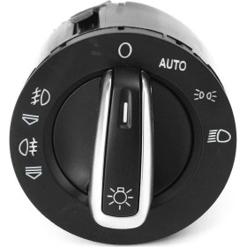 Resim Parçazamanı Audi Q7 2007-2014 Far Açma Anahtarı Auto'Lu Krom 