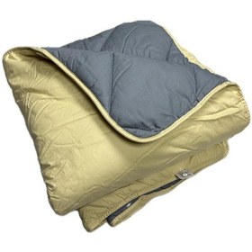 Resim Clasy Ranforce Yorgan Tek Kişilik İki Renkli Sarı - Gri Çok Renkli 