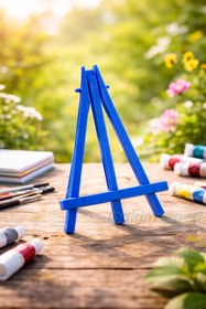 Resim Mini Plastik Şövale 14,5 cm x 8 cm – Küçük Boy Resim Standı | Çocuklar İçin Masaüstü Şövale 1 Adet 