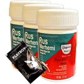 Resim Playboy Valnut Milk & Walnut 3 Adet Rus Merhemi 50 ml Kadın Özel Bölge Tüy Dökücü Krem + 1 Armağan Jel 