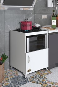 Resim Kenzlife Ocak Dolabı Doğangün Byz 85*60*56 Hazır Mutfak Ankastre Gömme Ocak Için Arkalıksız 