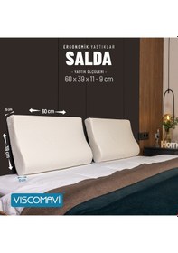 Resim Viscomavi Salda Ergonomik Visco Yastık 