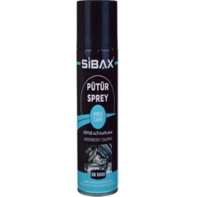 Resim Sibax Pütür Sprey Siyah 400ML SB5000 