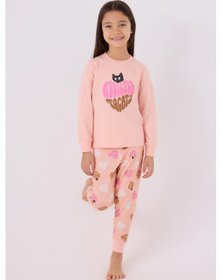 Resim Rolypoly Kız Çocuk Pembe Pijama Takımı Rp3465-c-v1 Pembe 