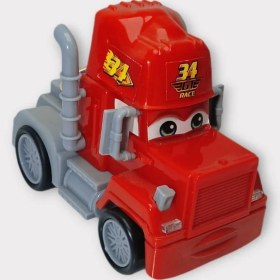 Resim Sürtmeli Oyuncak Tır - Kırmızı (Lisinya) 