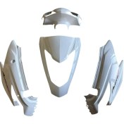 Resim Honda Activa S Kaporta Set 4 Parça Boyalı Aksam Beyaz Eski Model Sele Kilitli 