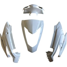 Resim Honda Activa S Kaporta Set 4 Parça Boyalı Aksam Beyaz Eski Model Sele Kilitli 