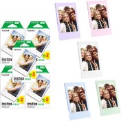 Resim Instax mini 100'lü Film ve 5 Fotoğraf Çerçevesi 