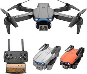 Resim C5 Drone, 4K Ultra HD Çift Kamera, Katlanabilir Gövde, Otomatik Kalkış/İniş, Uzaktan Kumandalı Quadcopter 