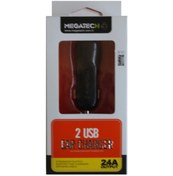 Resim Megatech T05 2usb 3 4a Beyaz Araç Çakmaklık Şarj Cihazı 