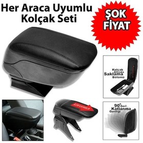 Resim Sürgülü Ara Kolçak Kol Dayama Sport Tip Lüks Siyah-Bej-Gri 