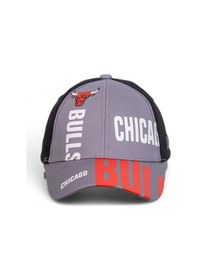 Resim Gri Chicago Bulls Basketbol Beyzbol Şapkası - Standart Gri 